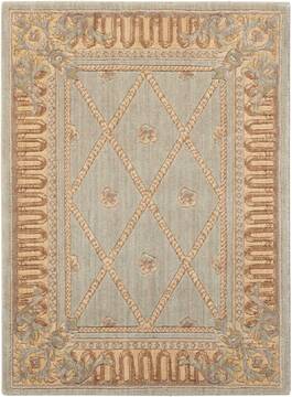 Nourison Ashton House Blue Rectangle 2x3 ft Wool Carpet 96324