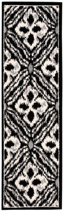 Nourison ATASH Black Runner 22 X 73 Area Rug 99446266804 805-96333 Image 0