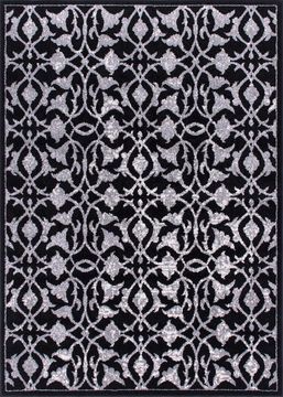 Nourison ATASH Black 3'11" X 5'10" Area Rug 99446267023 805-96346