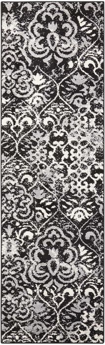 Nourison ATASH Black Runner 22 X 73 Area Rug 99446267207 805-96355 Image 0