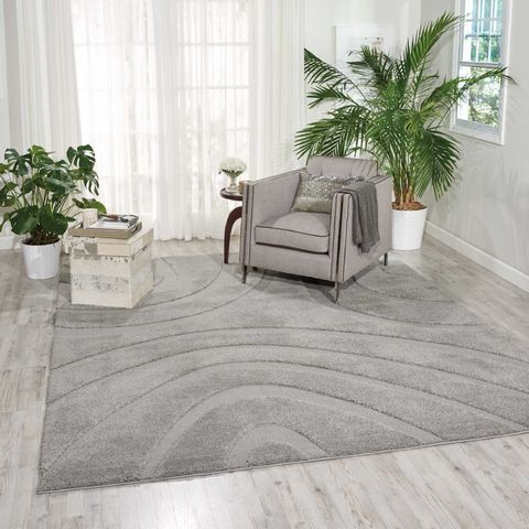 Nourison AUSTIN Grey 82 X 100 Area Rug 99446335647 805-96401 Image 1
