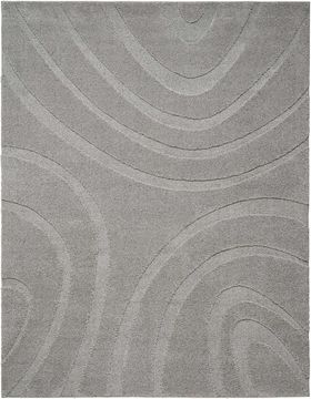 Nourison AUSTIN Grey Rectangle 8x10 ft polypropylene Carpet 96401