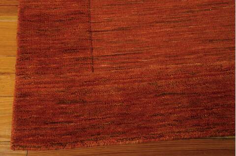 Nourison Ripple Red 79 X 1010 Area Rug 805-96469 Image 1