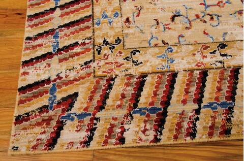 Nourison Dynasty Beige 86 X 116 Area Rug  805-96491 Image 1