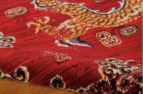 Nourison Dynasty Red 79 X 99 Area Rug 805-96506 Image 2