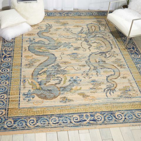 Barclay Butera BBL16 DYNASTY Beige 99 X 128 Area Rug 99446368898 805-96520 Image 1