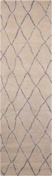 Nourison Intermix Brown Runner 6 to 9 ft Wool Carpet 96521