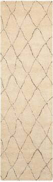 Nourison Intermix Beige Runner 6 to 9 ft Wool Carpet 96525