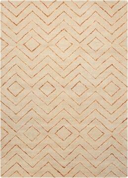 Nourison Intermix Grey Rectangle 4x6 ft Wool Carpet 96550