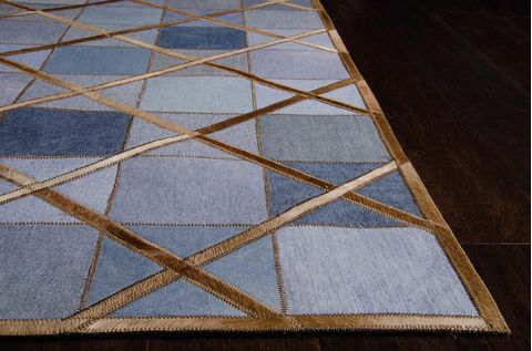 Barclay Butera BBL19 COOPER Blue 40 X 60 Area Rug 99446321848 805-96567 Image 3