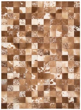 Barclay Butera BBL4 MEDLEY Brown Rectangle 5x7 ft hair on hide Carpet 96609