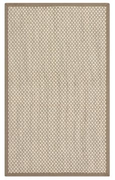 Nourison BEECHWOOD Grey Rectangle 2x4 ft sisal Carpet 96623