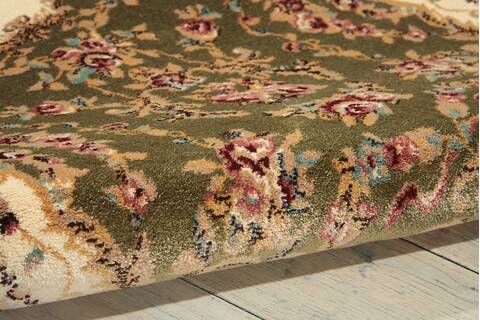 Nourison Bordeaux Green Runner 22 X 76 Area Rug 805-96681 Image 2