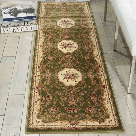 Nourison Bordeaux Green Runner 22 X 76 Area Rug 805-96681 Image 3
