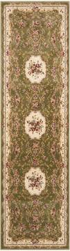 Nourison Bordeaux Green Runner 2'2" X 7'6" Area Rug  805-96681