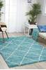 Nourison Brisbane Blue 50 X 70 Area Rug  805-96698 Thumb 3