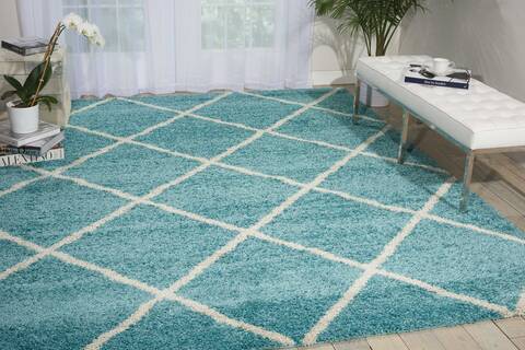 Nourison Brisbane Blue 82 X 100 Area Rug 805-96699 Image 3