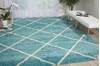 Nourison Brisbane Blue 82 X 100 Area Rug 805-96699 Thumb 3