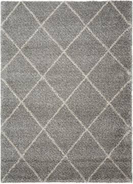 Nourison Brisbane Grey Rectangle 5x7 ft Polypropylene Carpet 96700