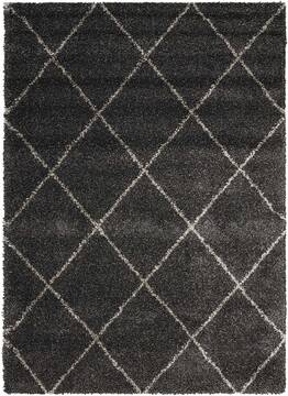 Nourison Brisbane Grey Rectangle 5x7 ft Polypropylene Carpet 96705