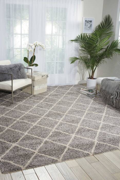 Nourison Brisbane Grey 82 X 100 Area Rug 805-96720 Image 3