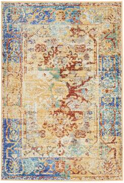 Nourison Cambria Beige Rectangle 2x3 ft Polyester Carpet 96741