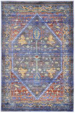 Nourison Cambria Blue Rectangle 2x3 ft Polyester Carpet 96746