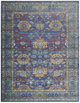 Nourison CAMBRIA Blue Rectangle 10x13 ft polyester Carpet 96755