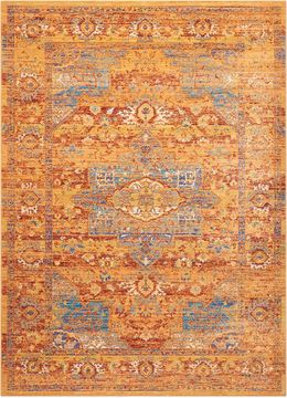 Nourison CAMBRIA Brown Rectangle 5x7 ft polyester Carpet 96758