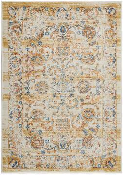 Nourison Cambria Beige Rectangle 2x3 ft Polyester Carpet 96766