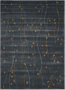 Nourison CAMBRIDGE Blue Rectangle 5x7 ft polyester Carpet 96779