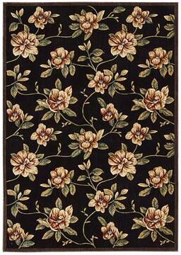 Nourison Cambridge Black Rectangle 8x11 ft Polyester Carpet 96804