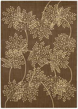 Nourison Capri Brown 3'6" X 5'6" Area Rug  805-96822