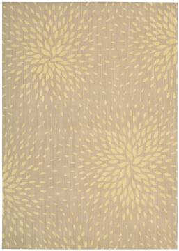 Nourison Capri Beige Rectangle 4x6 ft Wool Carpet 96842