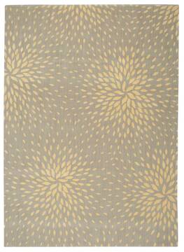 Nourison Capri Grey Rectangle 10x13 ft Wool Carpet 96850