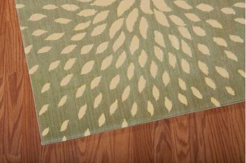 Nourison Capri Green 79 X 1010 Area Rug 805-96854 Image 1