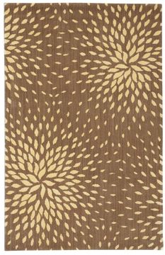 Nourison CAPRI Brown 3'6" X 5'6" Area Rug 99446020437 805-96857