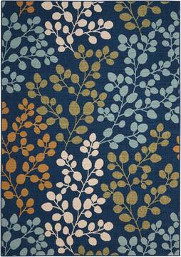 Nourison Caribbean Blue 1'9" X 2'9" Area Rug  805-96868