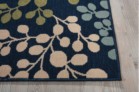 Nourison Caribbean Blue Runner 23 X 76 Area Rug 805-96869 Image 4