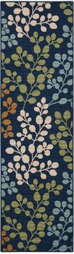 Nourison Caribbean Blue Runner 2'3" X 7'6" Area Rug  805-96869