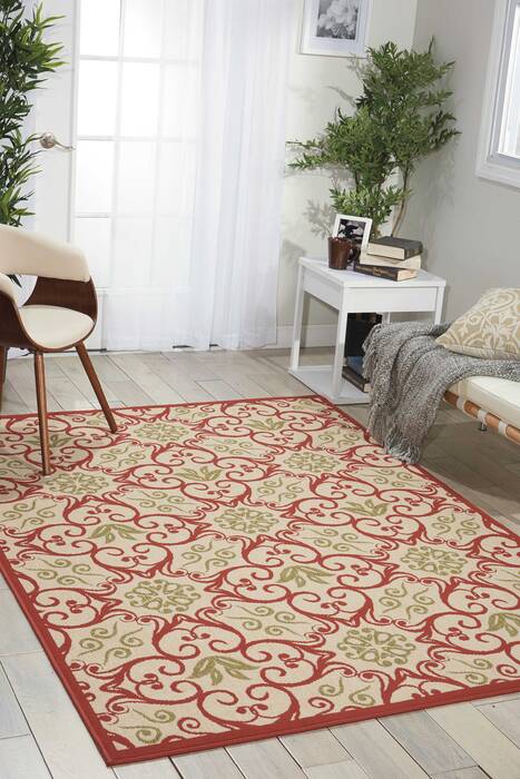 Nourison Caribbean Beige 93 X 129 Area Rug 805-96885 Image 3