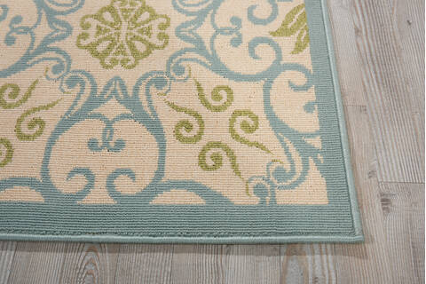 Nourison Caribbean Beige Runner 23 X 76 Area Rug 805-96887 Image 4