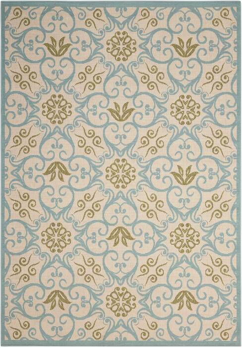 Nourison Caribbean Beige 93 X 129 Area Rug 805-96892 Image 0