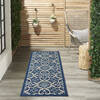 Nourison Caribbean Blue Runner 23 X 76 Area Rug  805-96901 Thumb 4