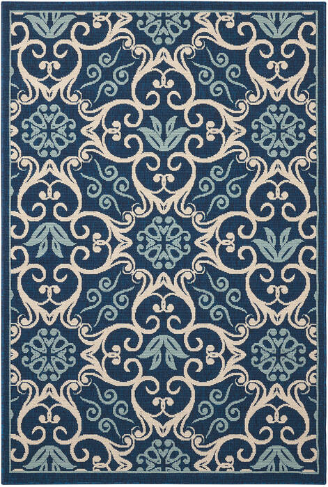 Nourison Caribbean Blue 311 X 511 Area Rug 805-96903 Image 0