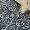 Nourison Caribbean Blue 53 X 75 Area Rug 805-96904 Thumb 4
