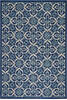 Nourison Caribbean Blue 93 X 129 Area Rug 805-96906 Thumb 0