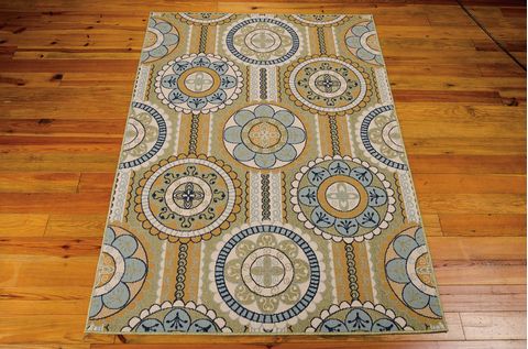 Nourison CARIBBEAN Yellow 93 X 129 Area Rug 99446239655 805-96910 Image 2