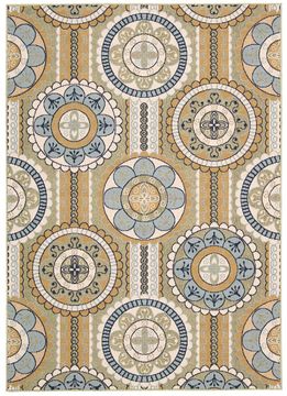 Nourison CARIBBEAN Yellow 9'3" X 12'9" Area Rug 99446239655 805-96910