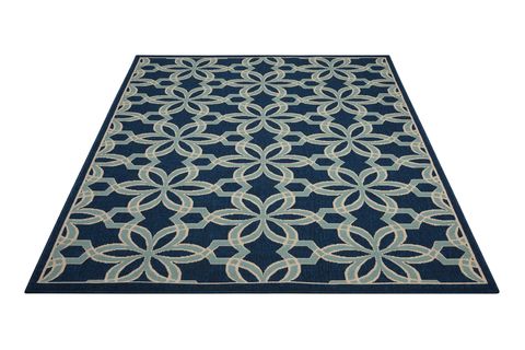 Nourison CARIBBEAN Blue 93 X 129 Area Rug 99446239693 805-96917 Image 2